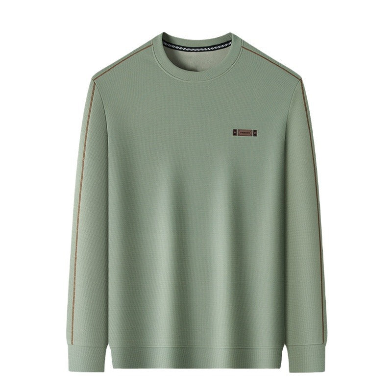 Elegant pullover for men with round neck in fine functional material Lune London