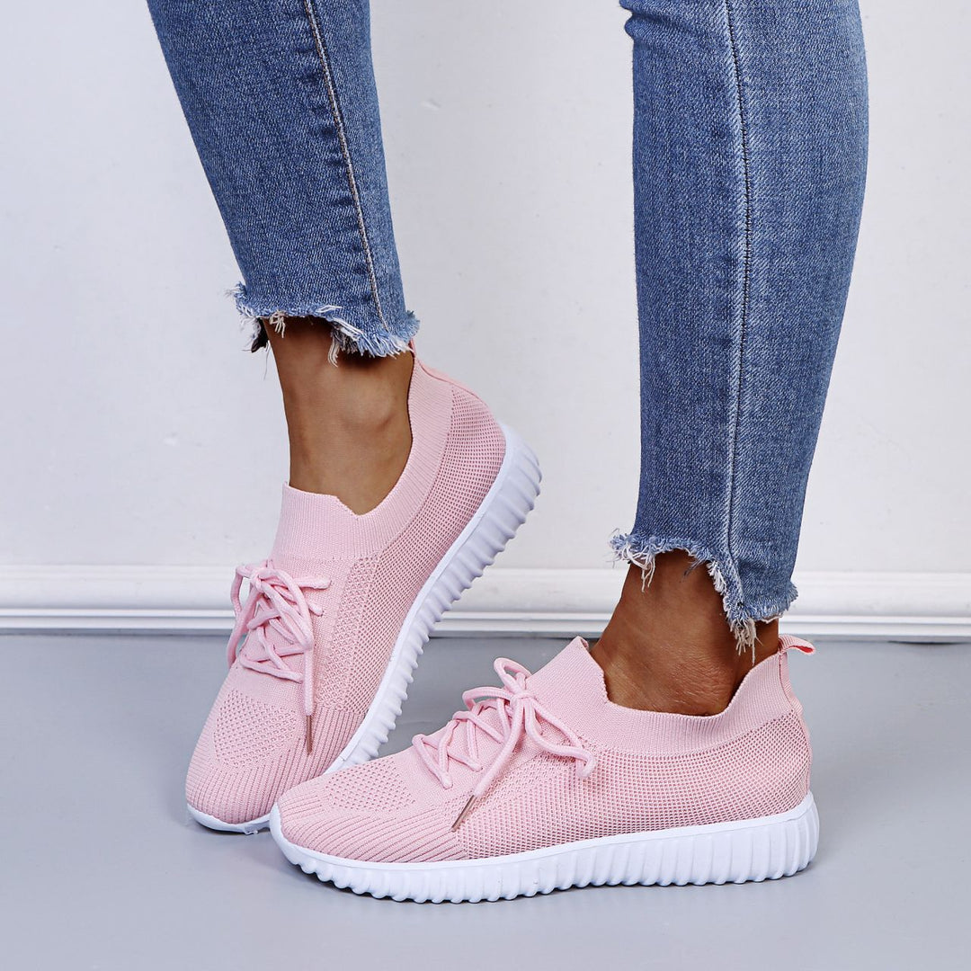 Breathable casual shoes for women with elastic upper Lune London