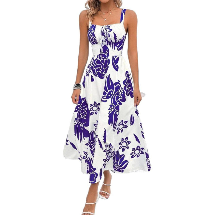 Chic und Stil floral print summer midi dress