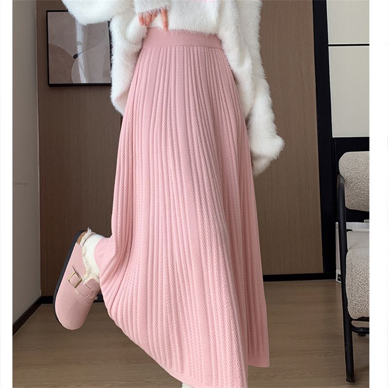 Jupe maxi plissée pour femmes Chic & Stil