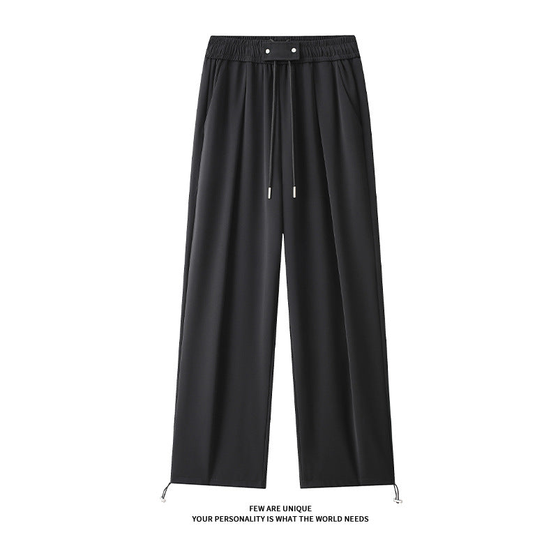 Loose leisure pants for women with elastic waist and adjustable drawstring Lune London