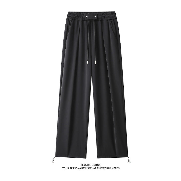 Loose leisure pants for women with elastic waist and adjustable drawstring Lune London
