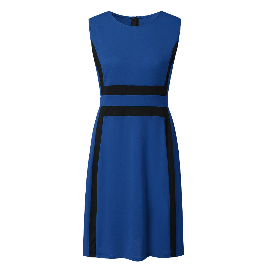 Ladies' leisure dress with trendy block stripe design Lune London