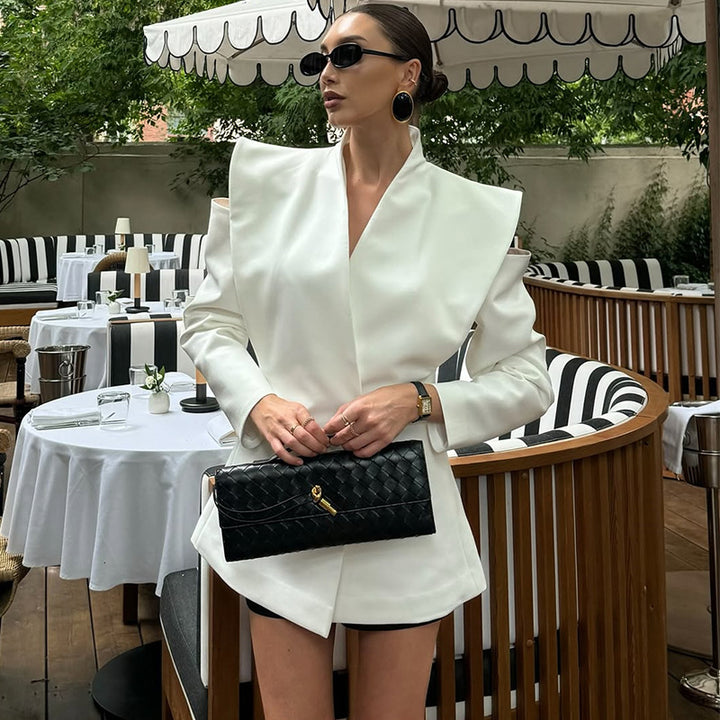 Ladies oversized blazer with shoulder pads Lune London