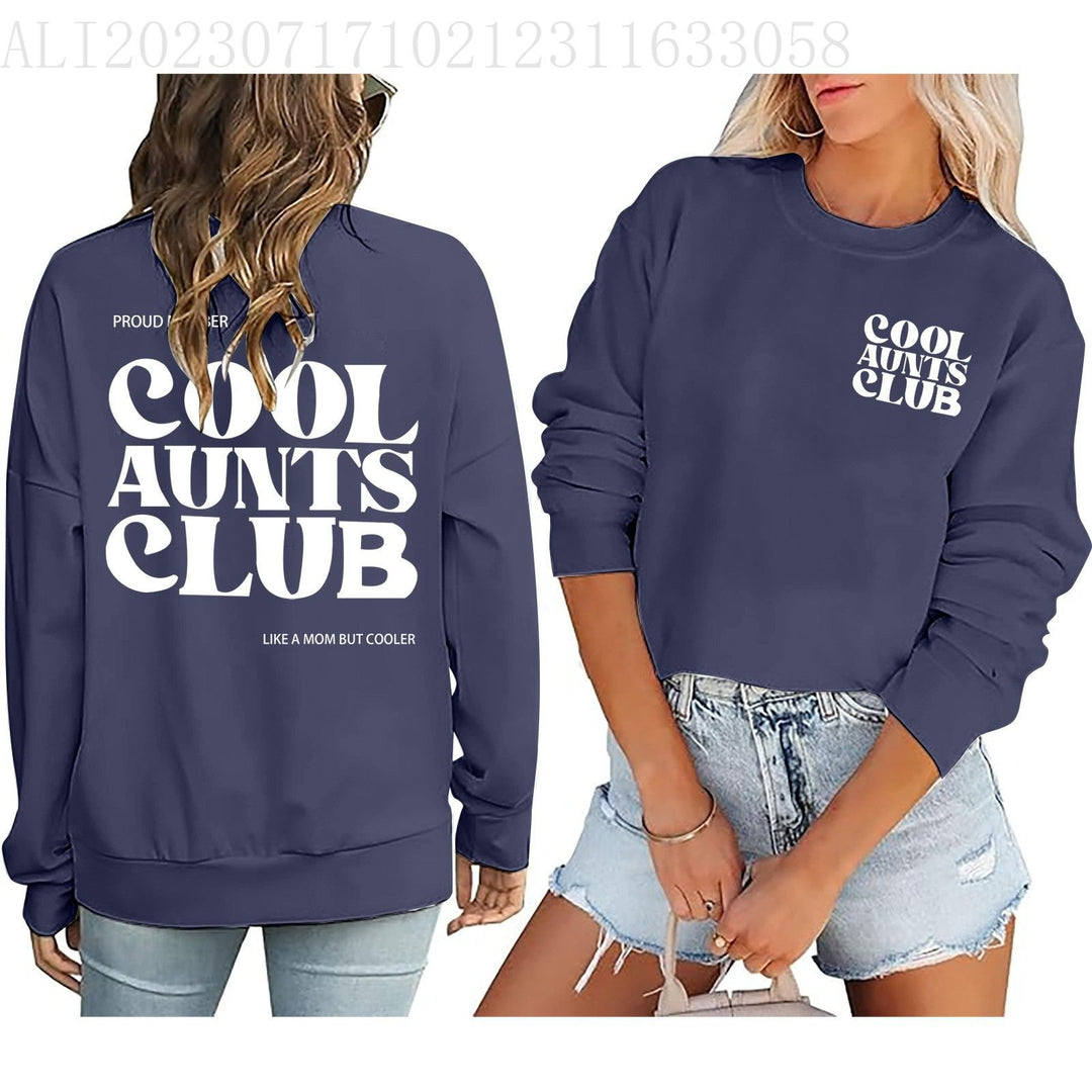 Sweatshirt pour femme avec motif de club cool Chic & Stil