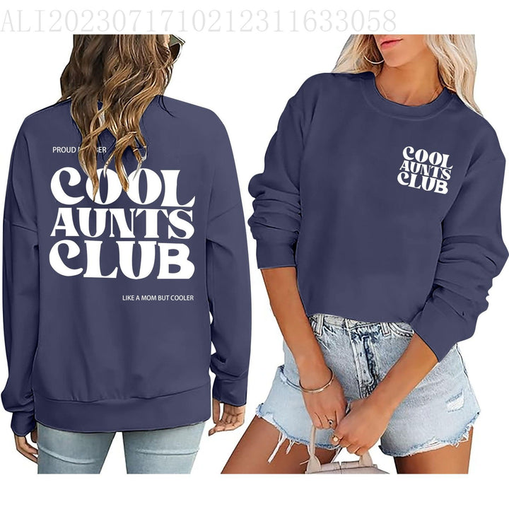 Sweatshirt pour femme avec motif de club cool Chic & Stil