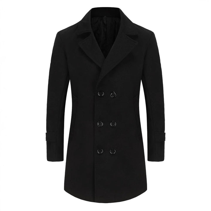Elegant double wool coat for men Lune London