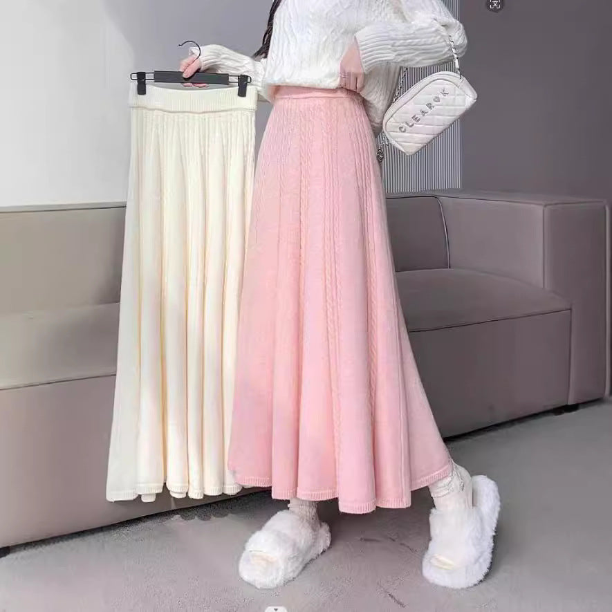 Jupe MIDI en tricot pour femmes Chic & Stil