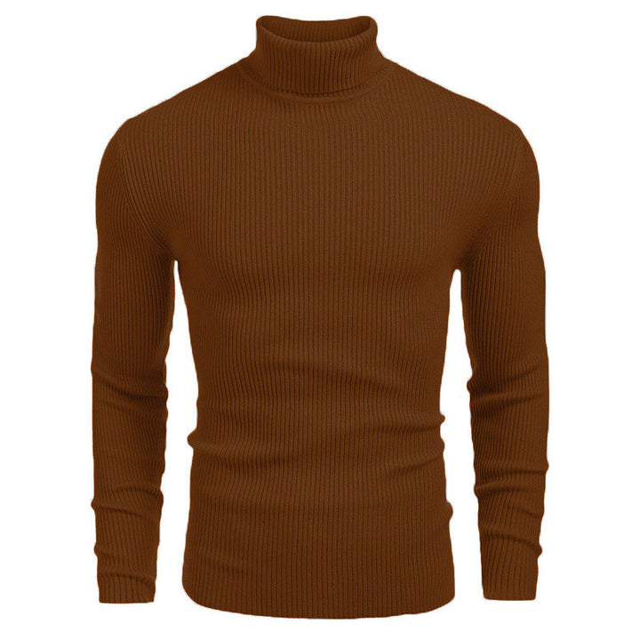 Elegant ribbed turtleneck sweater for men Lune London