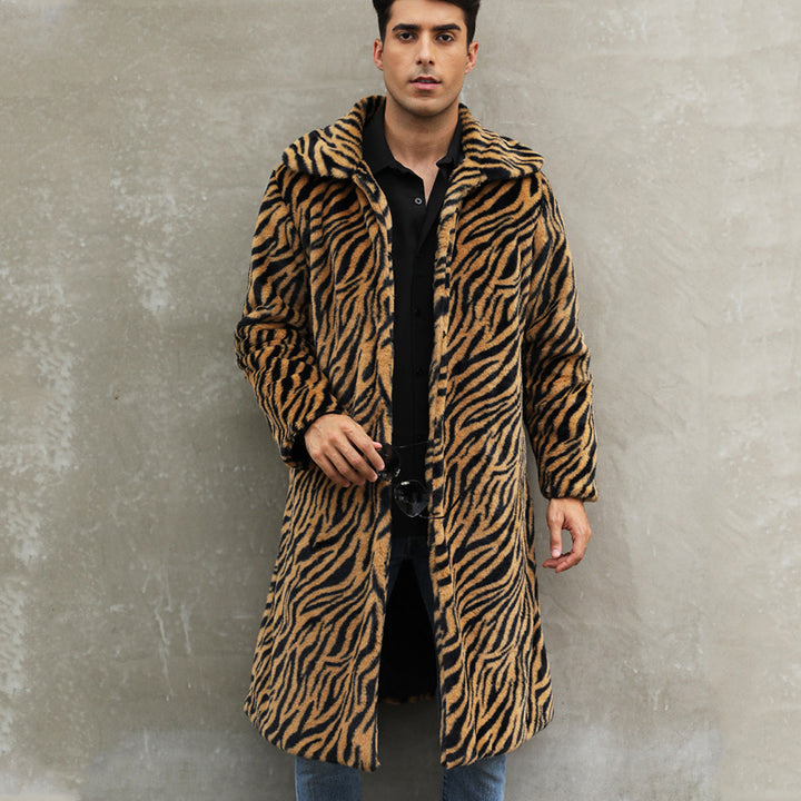 Trendy animal print coat for men Lune London