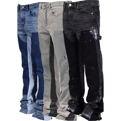 Men's cargo jeans with unique washes and practical pockets Lune London