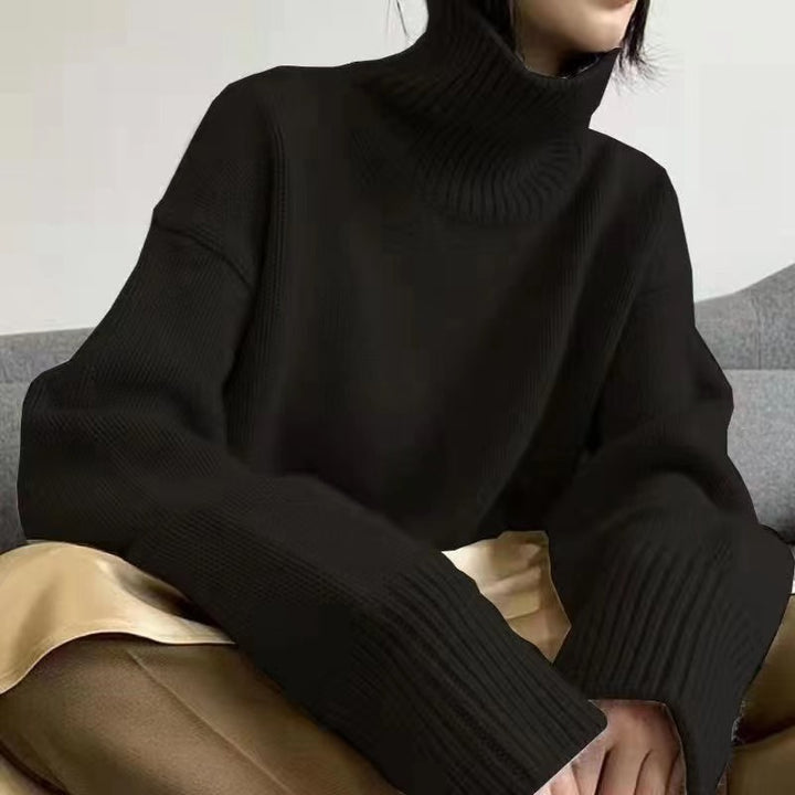 Gros Pull Col Roulé pour Femmes avec Tricot Doux Chic & Stil