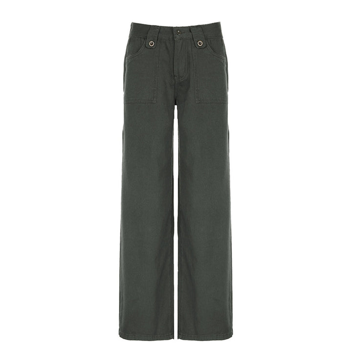Loose cargo pants for women with practical pockets and tailored fit Lune London