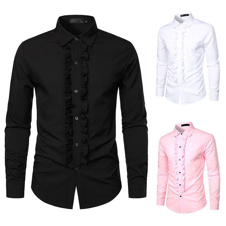 Men's Ruffle Shirt Lune London