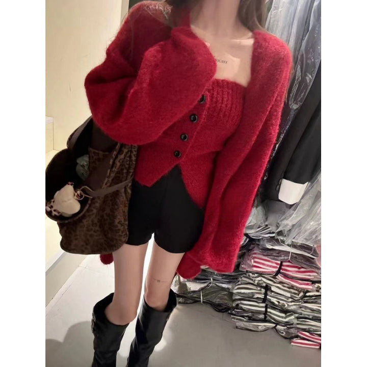 Gilet pour femmes avec détails de boutons et coupe ample Chic & Stil