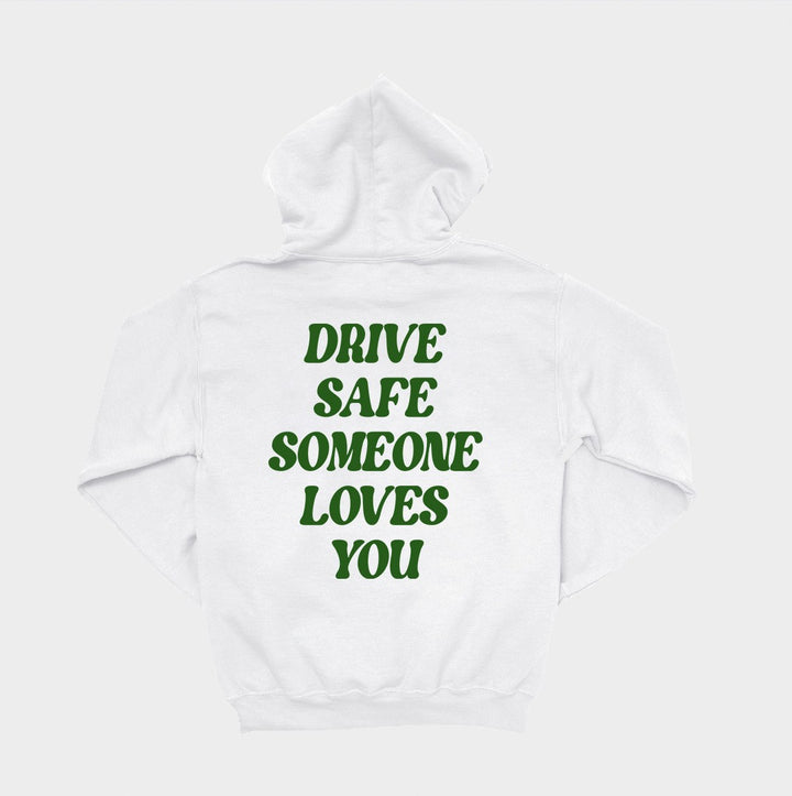 Women's hoodie sweatshirt with inspiring lettering and casual fit Chic & Stil