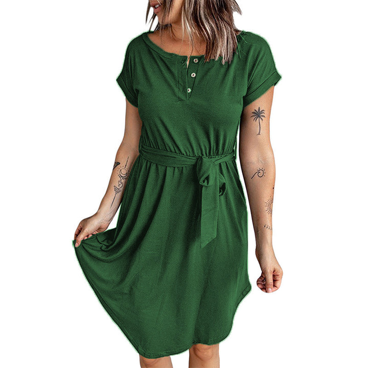 Lune London A-line Button Dress for Women