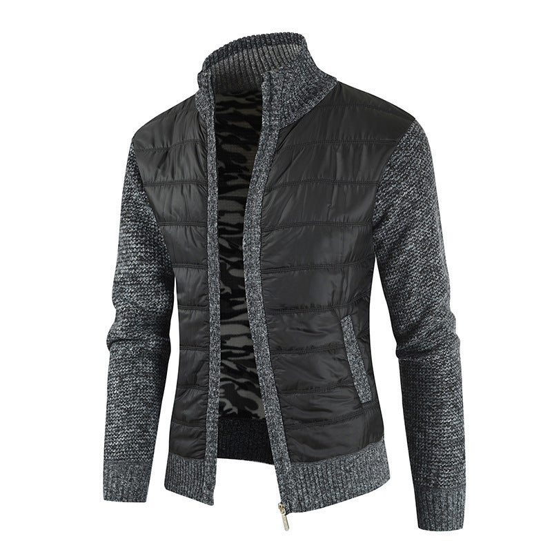 Functional jacket for men with modern high collar and innovative materials Lune London