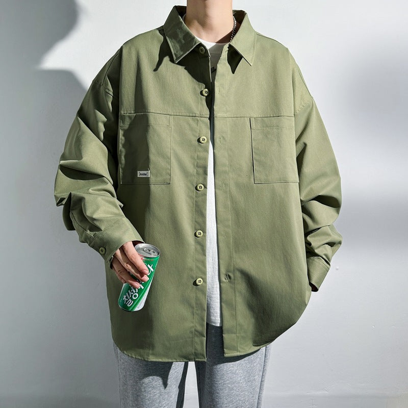 Oversized women's shirt with practical chest pockets Lune London