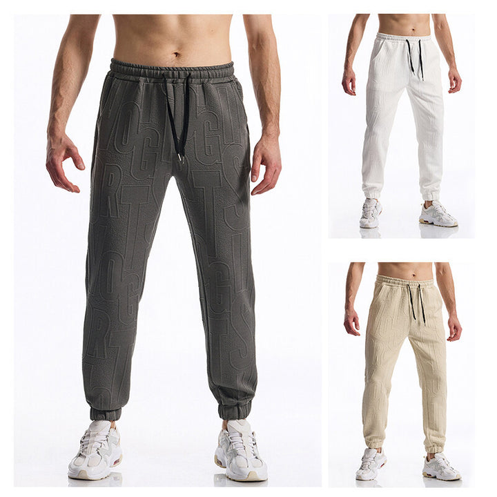 Men's sporty leisure pants with elastic waistband and side pockets Lune London