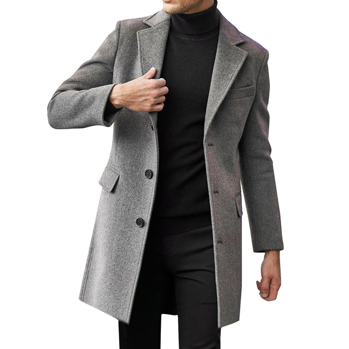 Elegant wool coat for men Lune London