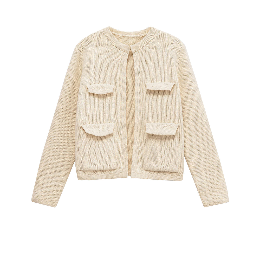 Women's casual cardigan with practical pockets Lune London