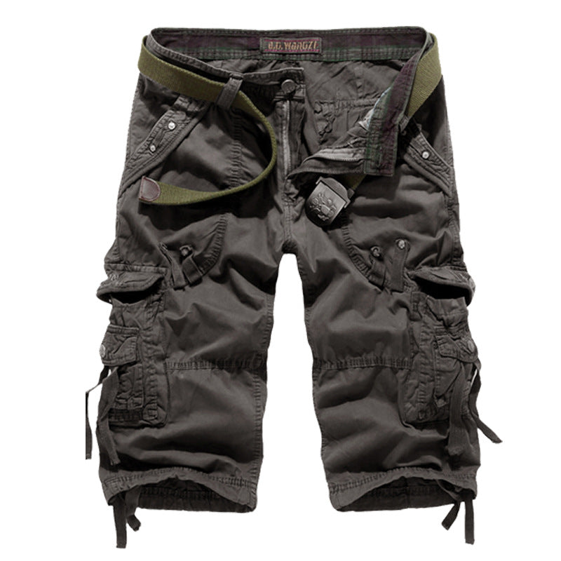 Men's Cargo Shorts with Multiple Pockets Lune London
