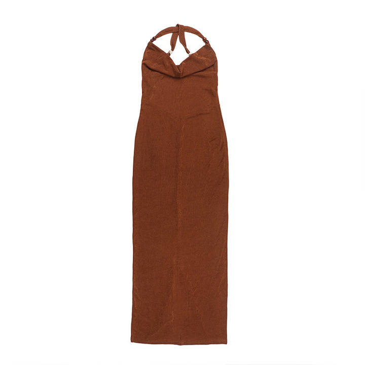 Lune London Spaghetti strap bodycon maxi dress