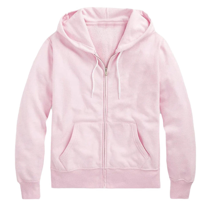 Oversized hooded jacket for women with full zip and practical pockets Lune London