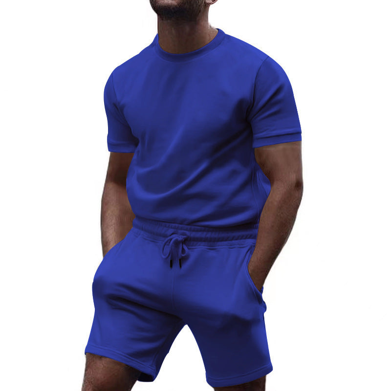 Short sleeve sports set for men with elastic waist Lune London