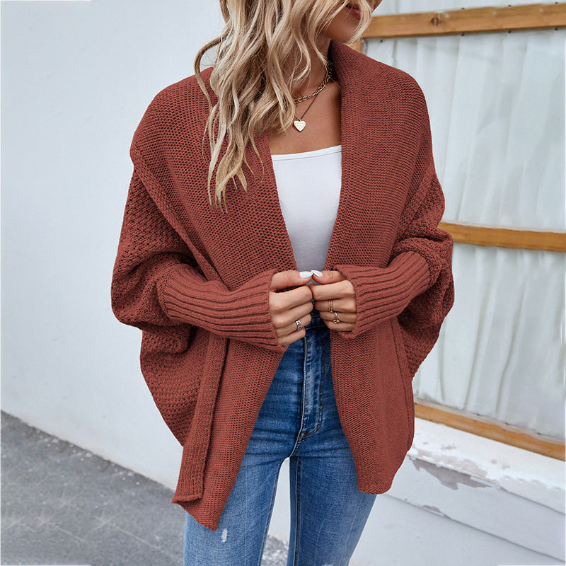 Open-cut cardigan for women with puff sleeves Lune London