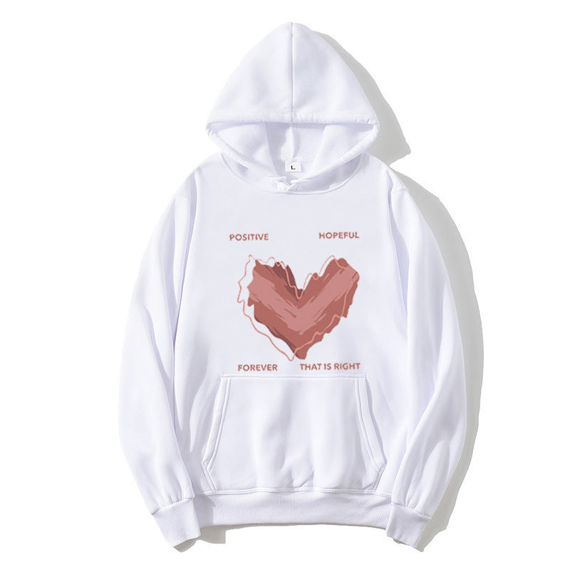 Women's hoodie with inspiring heart motif Chic & Stil