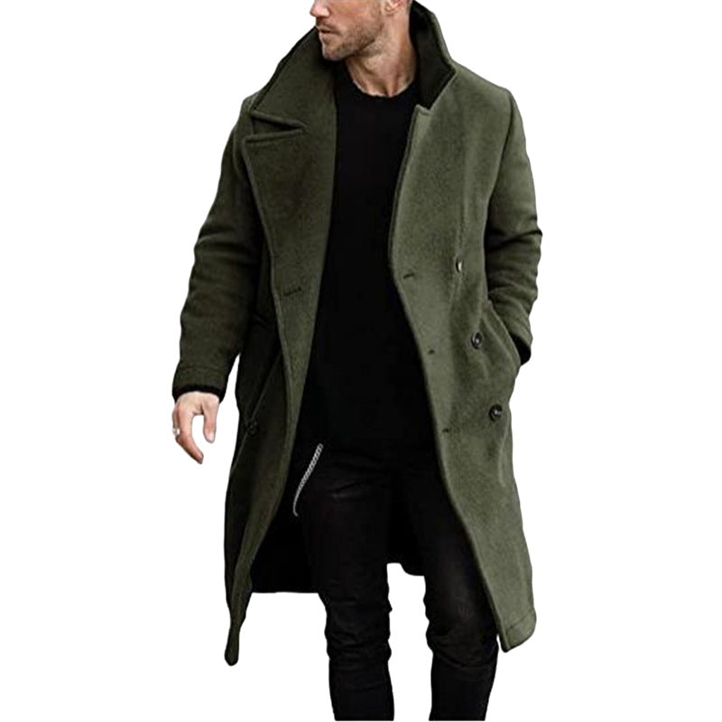 Classic Wool Coat for Men Lune London