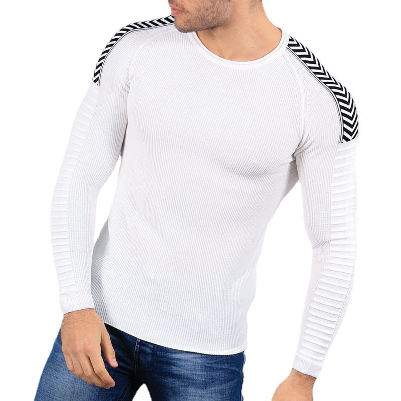 Long sleeve shirt for men with textured design and modern accents Lune London