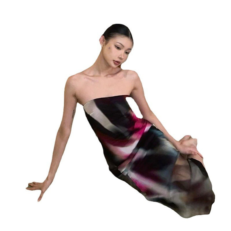 Lune London Strapless Maxi Evening Dress for Ladies