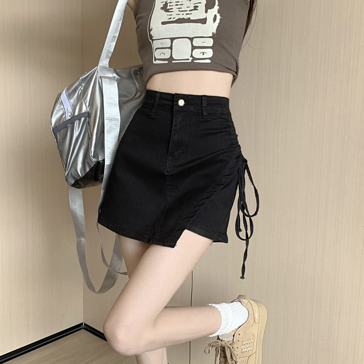 Jupe enveloppante pour femmes avec des détails de lacage tendance Chic & Stil