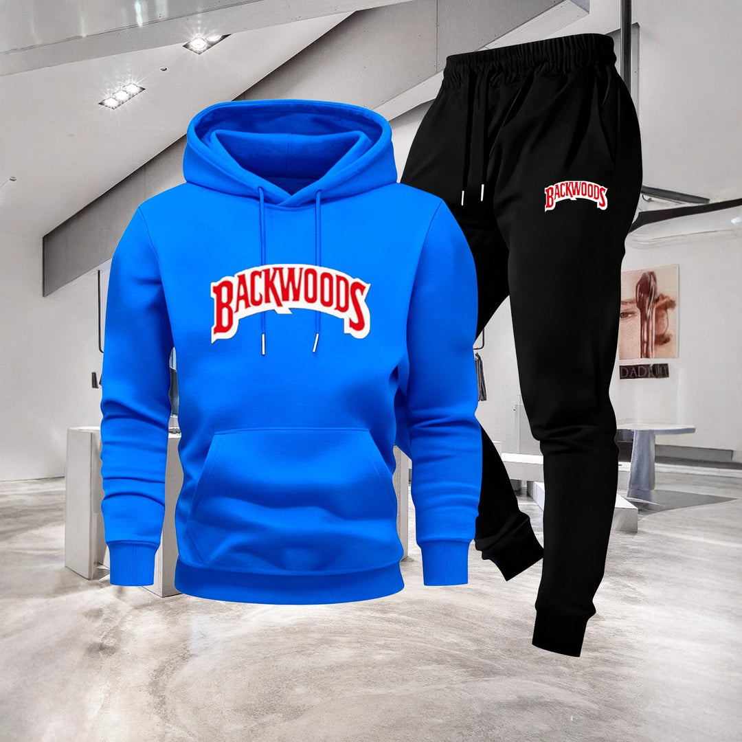 Ladies' hooded tracksuit with stylistic logo application Chic & Stil