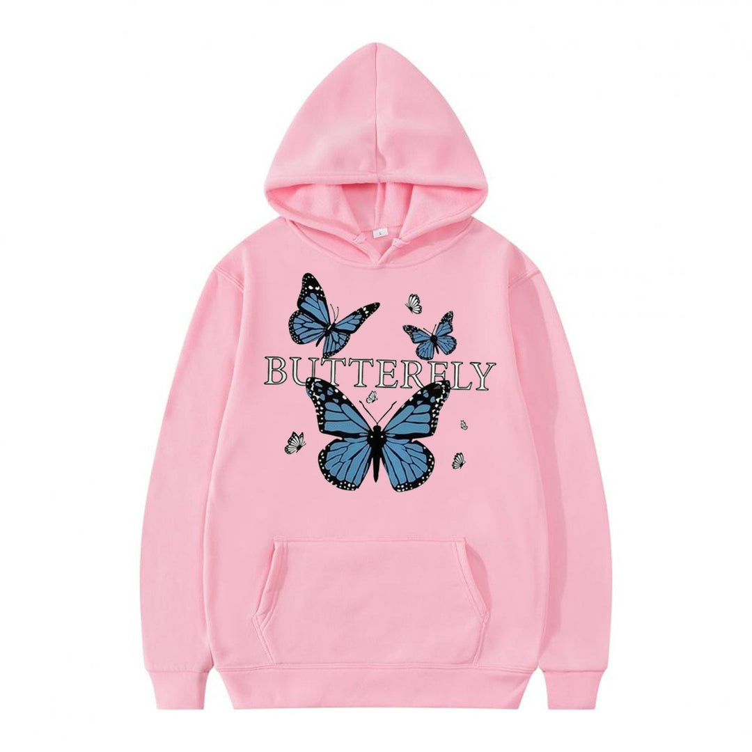 Women's hoodie with butterfly motif Chic & Stil