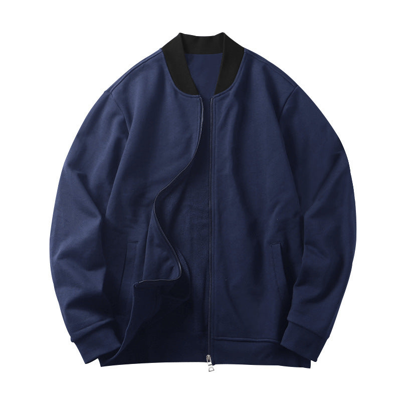 Sporty bomber jacket for men with elastic inserts and practical zipper Lune London