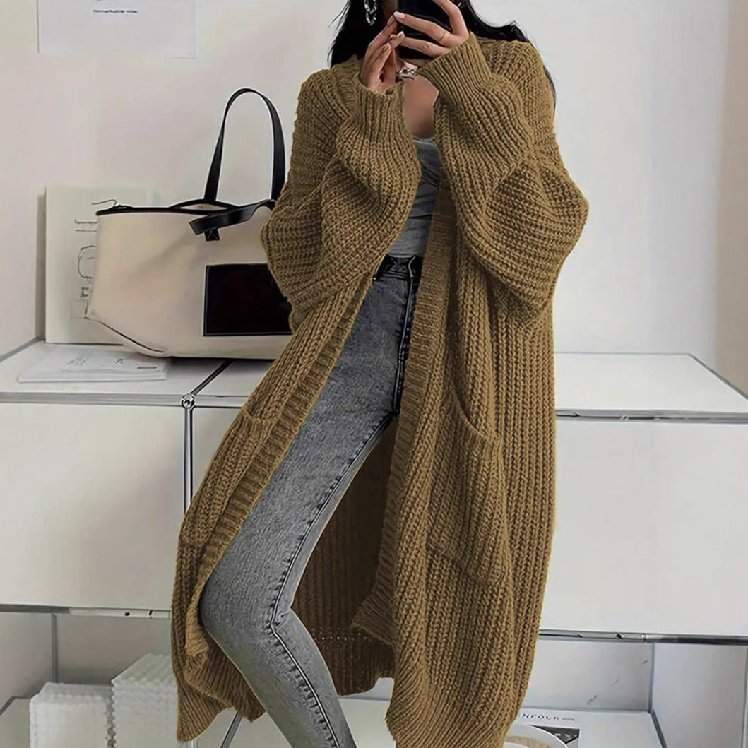 Women's Oversized Knitted Coat Lune London