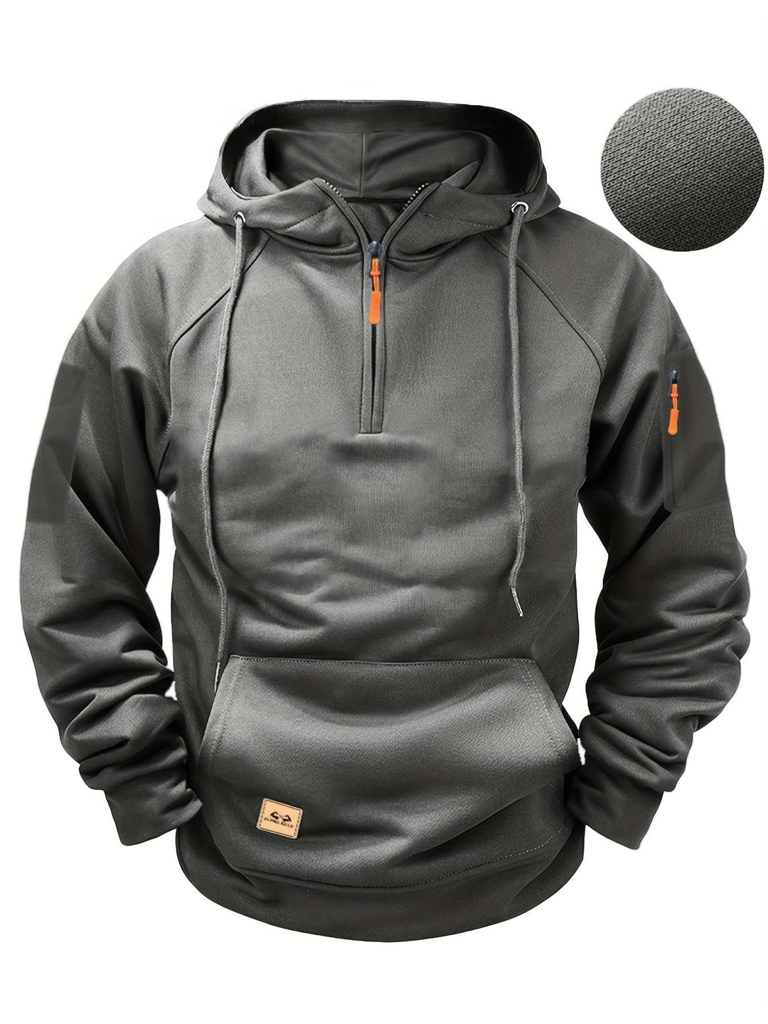 Men's sporty chic hoodie sweatshirt