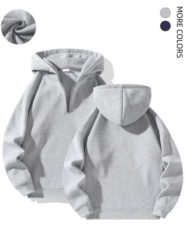 Fashion hoodie for women with a short zipper and comfortable ribbed edges Lune London