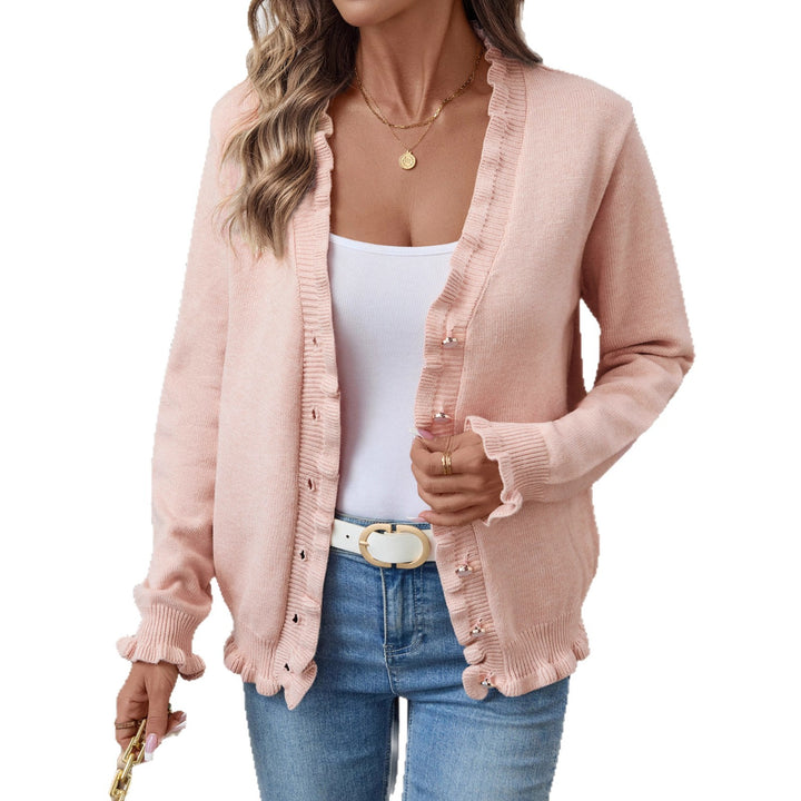 Ladies vest with ruffles Lune London