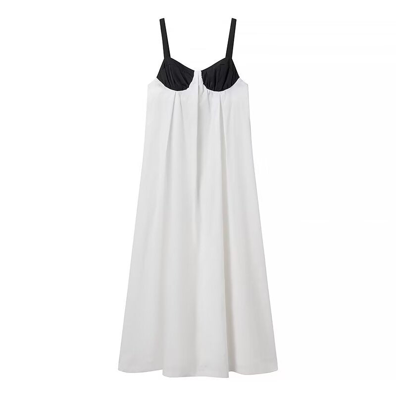Maxi dress for women with a fitted top and a flowy skirt Lune London