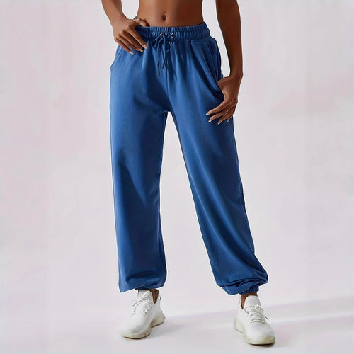 Comfortable fleece jogging pants for ladies with elastic waistband Lune London