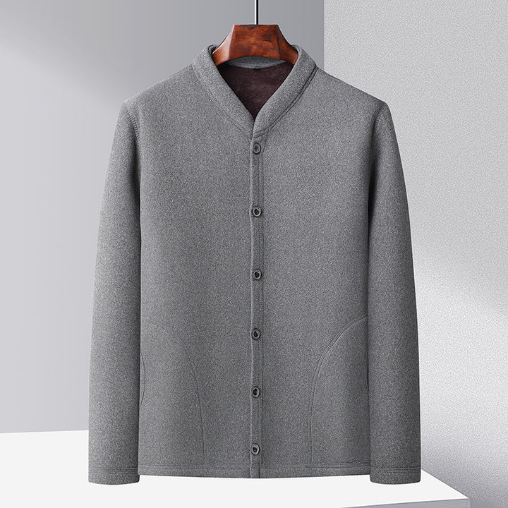 Women Classic knitted cardigan with elegant button placket Lune London