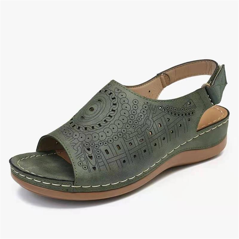 Comfortable Sandals for Women with Elastic Strap Design and Chic Anatomical Sole