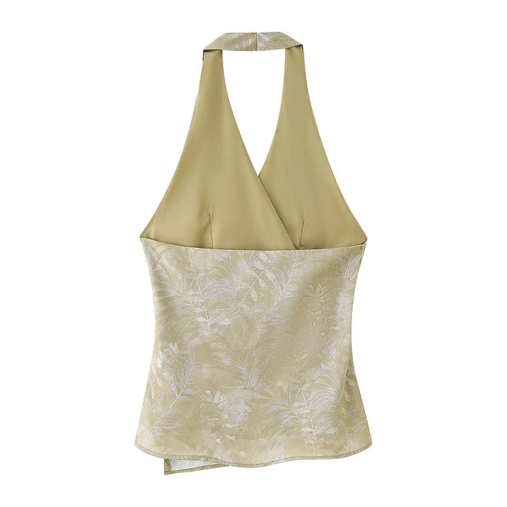 Elegant culotte pants for women with floral pattern and soft material Lune London