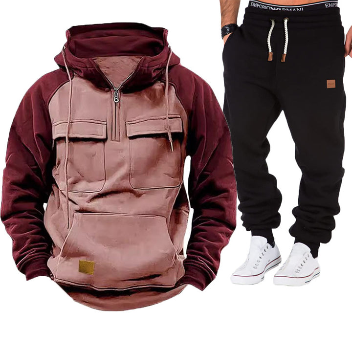 Functional sweater for men with practical pockets Lune London