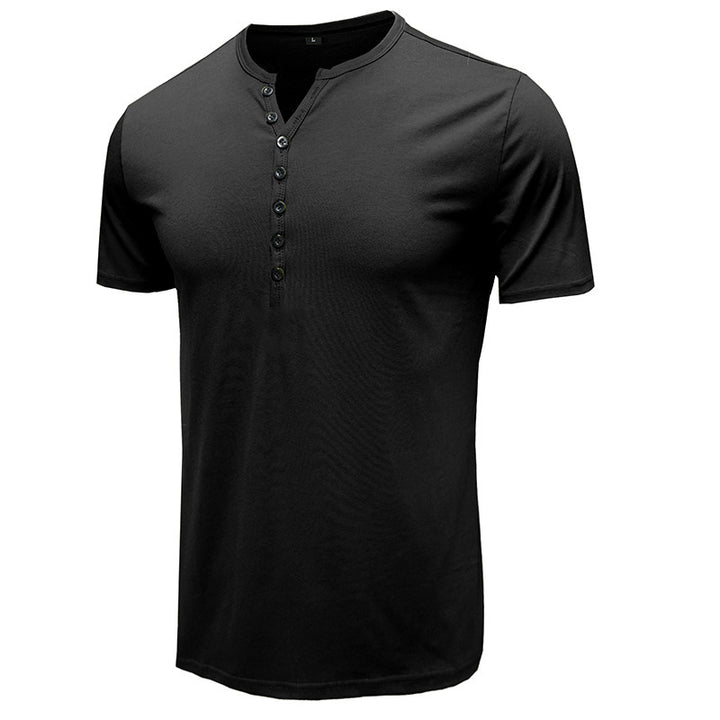 Lune London Short Sleeve Henley T-shirt for Men